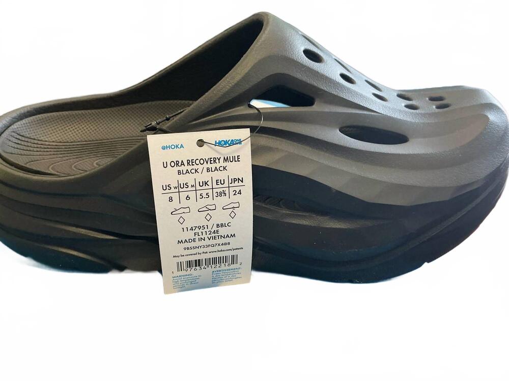 NEW HOKA u ora recovery mule in bblc